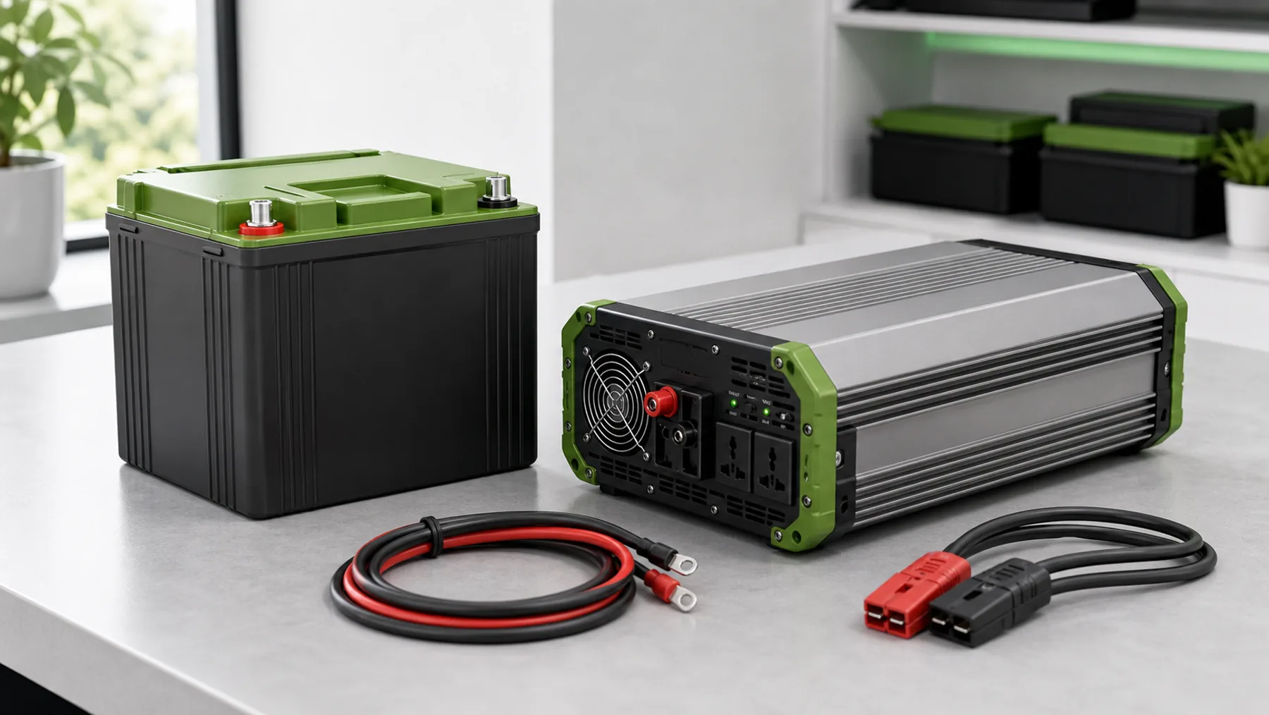 Inversor y bateria de respaldo para soluciones de energia